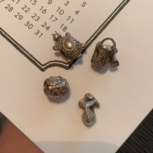 Pandora beach theme beads! Sun, mermaid, pail and shovel and turtle
